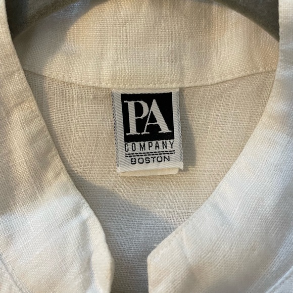 PA Company Boston Gorgeous Linen Button Down Shirt/Blazer - Picture 8 of 9